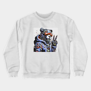 Cyborg Bear Crewneck Sweatshirt